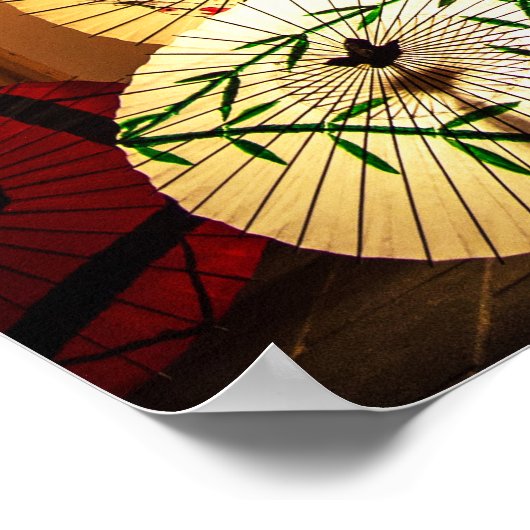 Japanse paraplu poster (Hoek)