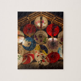 Japanse Paraplu's Japanse Stijl Legpuzzel