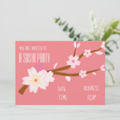 Japanse partij Sushi Kaart (Staand voorkant)