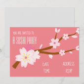 Japanse partij Sushi Kaart (Voorkant / Achterkant)