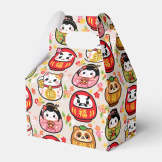 Japanse patroon feest gunst doos daruma bedankdoosjes