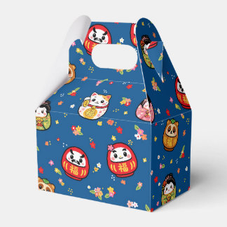Japanse patroon feest gunst doos daruma bedankdoosjes