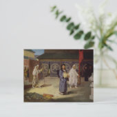 Japanse pelgrim die terugkeert uit de berg Fusi Ya Briefkaart (Staand voorkant)