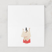 Japanse performancekunst plaatskaartje (Buitenkant ongevouwen)