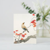 Japanse pest - Ohara Koson -  kunst Briefkaart (Staand voorkant)