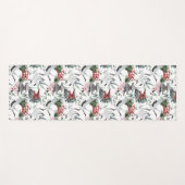 Japanse Pogoda, brug, kraan in grijs en rood Yogamat (Voorkant (horizontaal))