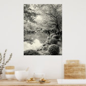 Japanse Pond Garden Poster (Keuken)
