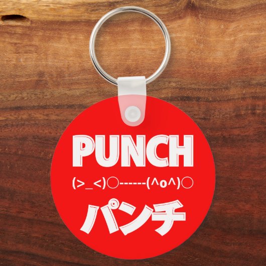Japanse pons-emoticons sleutelhanger (Voorkant)