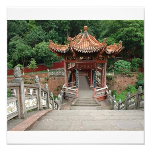 Japanse Poortbrug Foto Afdruk (Voorkant)