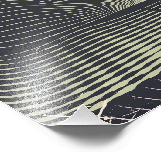 Japanse poster voor landschapsreizen (Hoek)