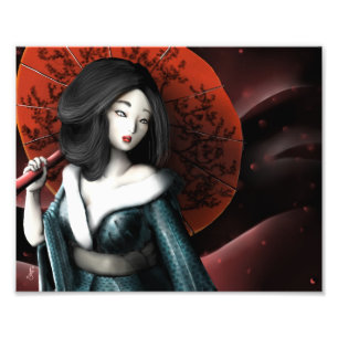 Japanse prinses - Taketori Monogatari Foto Afdruk