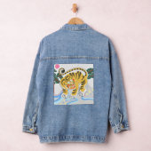 JAPANSE PRINT MET TIJGER JEAN JACK VOOR VROUWEN DENIM JACKET (Hangar)