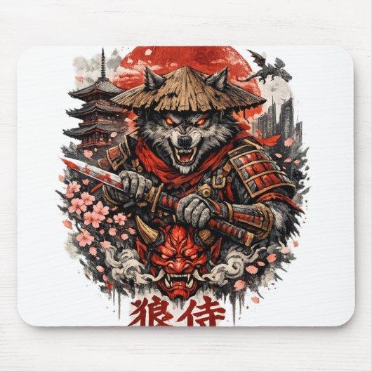 Japanse print muismat (Voorkant)