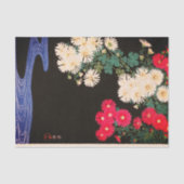 JAPANSE PRINT STREAM EN BLOEMEN tissuepapier (Voorkant)