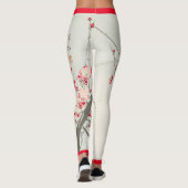 JAPANSE PRINT VAN VOGEL & KERSENBLOESEMS LEGGINGS (Achterkant)
