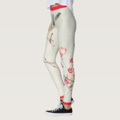 JAPANSE PRINT VAN VOGEL & KERSENBLOESEMS LEGGINGS (Links)