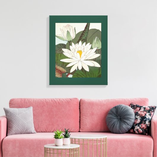  Japanse Print Water Lelies (Insitu (Woonkamer))