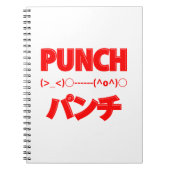 Japanse Punch Emoticons Notitieboek (Voorkant)