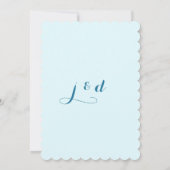 Japanse Quince Custom Wedding Uitnodiging (Achterkant)