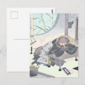 Japanse Raccon Dog Tanuki Ukiyo-e door Yoshitoshi Briefkaart (Voorkant / Achterkant)