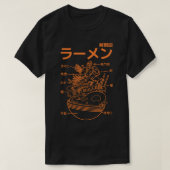 Japanse ramananatomie - oranje t-shirt (Design voorkant)