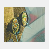 Japanse Ramen Gift Fleece Deken (Voorkant (Horizontaal))