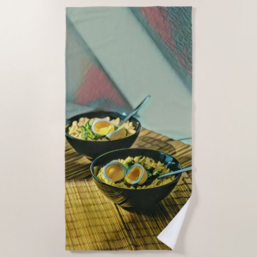 Japanse Ramen Gift Strandlaken (Voorkant)