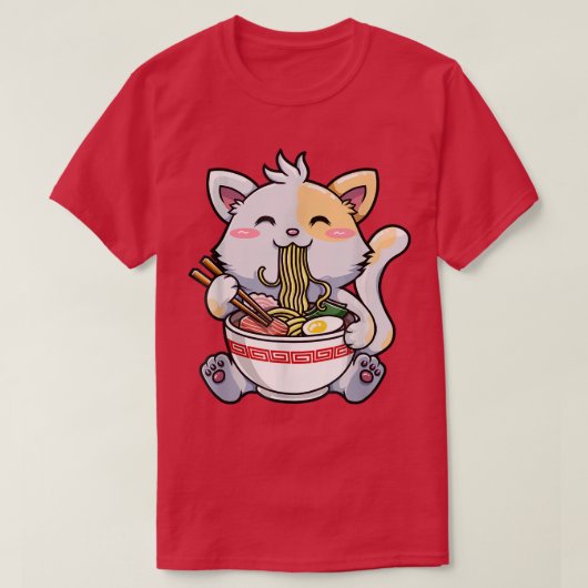 Japanse Ramen Kawaii Anime Cat Lover Dad Ma, Boy T-shirt (Design voorkant)
