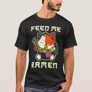 Japanse Ramen Noedels Kat T-shirt