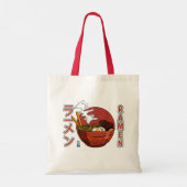 Japanse Ramen Noodle Soup Tote Bag (Achterkant)