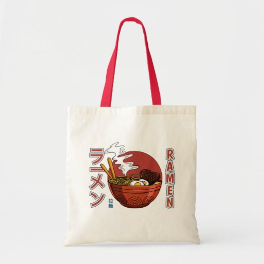 Japanse Ramen Noodle Soup Tote Bag (Voorkant)