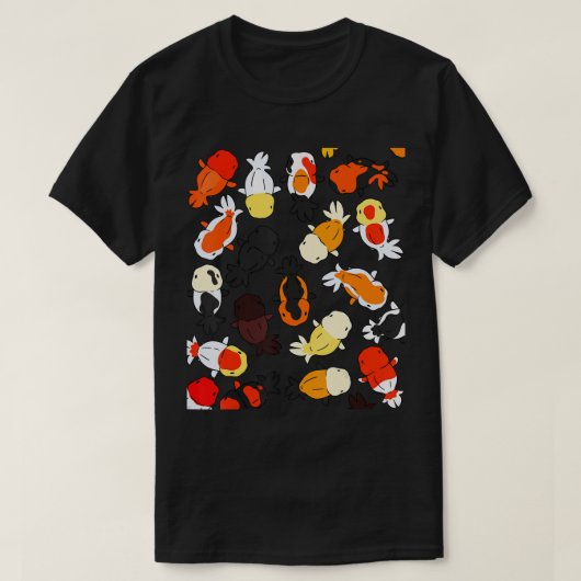 Japanse Ranchu Goldfish Graphic T-Shirt (Design voorkant)