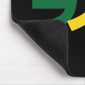 Japanse Rasta ラ タ Groen, Goud en Rood Muismat (Hoek)