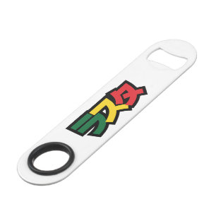 Japanse Rasta ラ タ Groen, Goud en Rood Speed Flessenopener