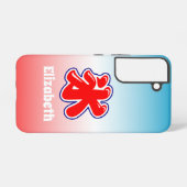 Japanse regenboog heeft ijs geïnspireerd samsung galaxy hoesje (Achterkant horizontaal)