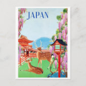 Japanse  reisposter briefkaart (Voorkant)