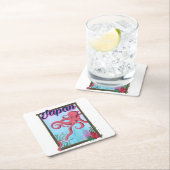 Japanse  reisposter kartonnen onderzetters (Insitu)