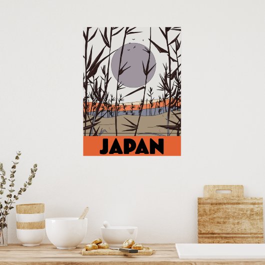 Japanse reisposter poster (Keuken)