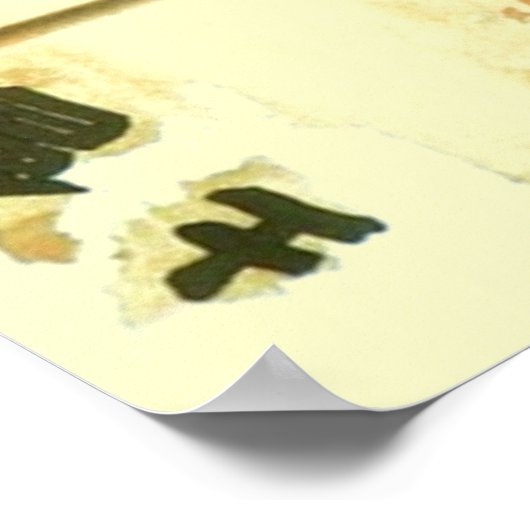  Japanse reisposter Poster (Hoek)