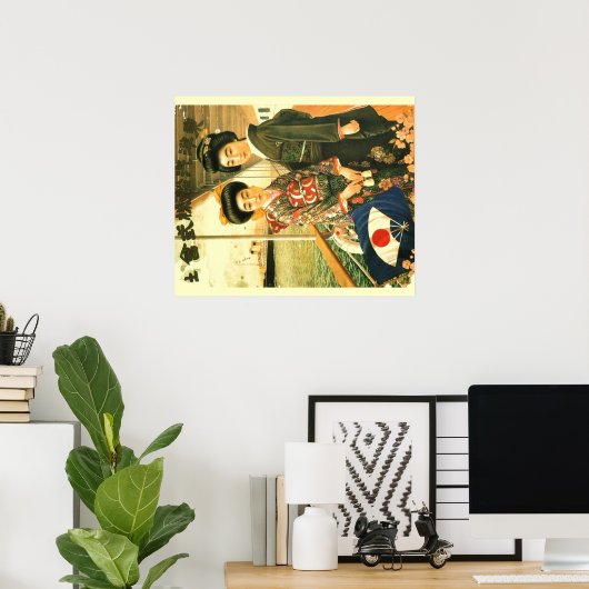  Japanse reisposter Poster (Thuiskantoor)