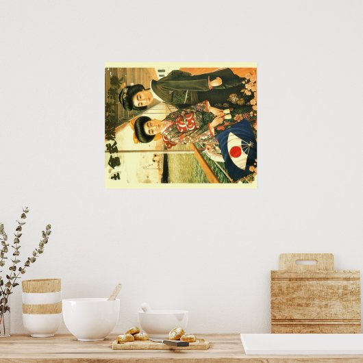  Japanse reisposter Poster (Keuken)