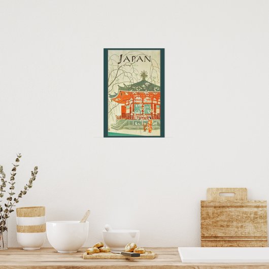  Japanse reisposter Poster (Keuken)