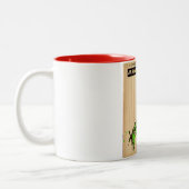 Japanse  reisposter tweekleurige koffiemok (Links)