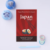 Japanse restaurantvlieger flyer (Enkel)