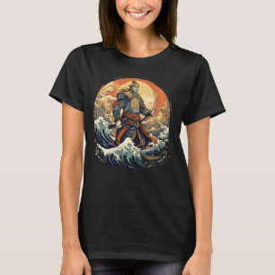 Japanse Retro Art Samurai  Japanse Bushid T-shirt