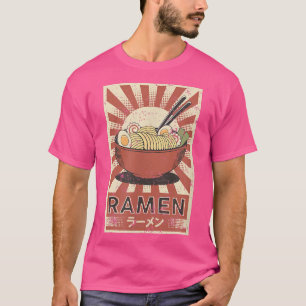 Japanse Retro  Artwork Ramen Soup Noodle T-shirt