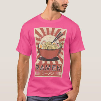 Japanse Retro Artwork Ramen Soup Noodle T-shirt
