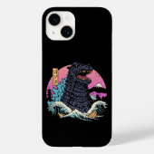Japanse retro King Kaiju Wave Case-Mate iPhone Case (Achterkant)