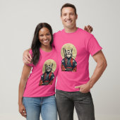 Japanse Retro Samurai Cat Warrior T-shirt (Unisex)