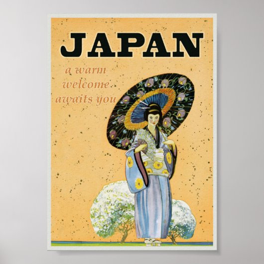 Japanse  Retroreis Poster (Voorkant)